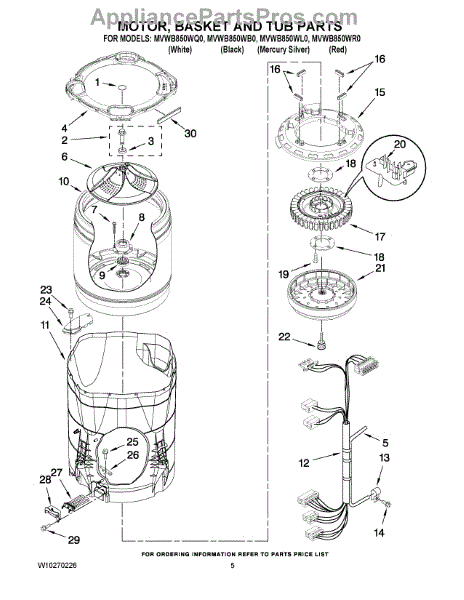 Wiring Diagram: 28 Whirlpool Cabrio Parts Diagram