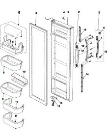 Parts for Samsung RS2630SH Refrigerator - AppliancePartsPros.com
