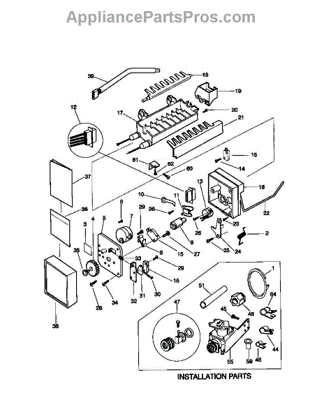Wiring Diagram  31 Lg Ice Maker Parts Diagram