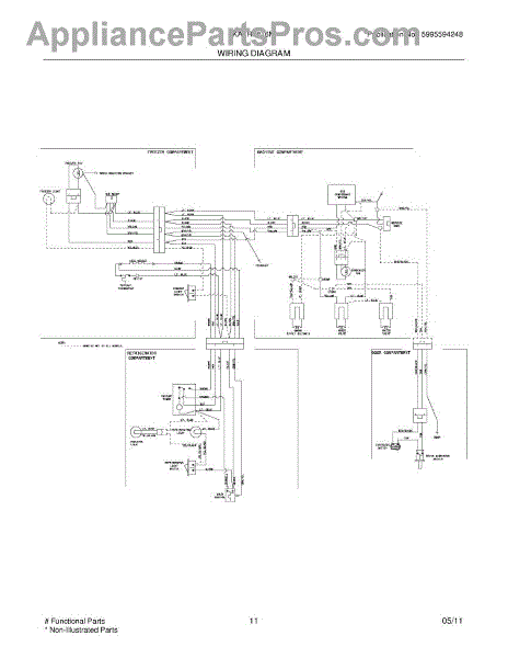 Parts For Kelvinator Katr1816mw0  Wiring Diagram Parts
