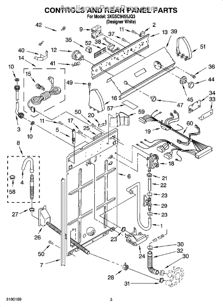 34 Whirlpool Cabrio Dryer Parts Diagram