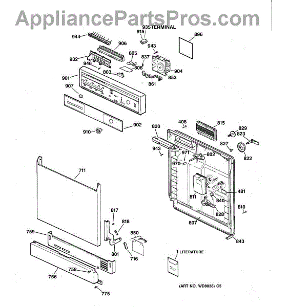 GE WD21X10020 Timer - AppliancePartsPros.com