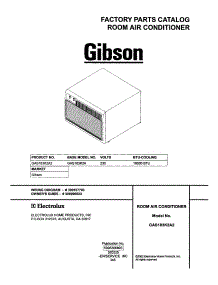 Parts for Gibson GAS183K2A2 Air Conditioner - AppliancePartsPros.com