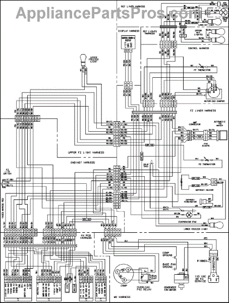 Refrigerator Wiring Diagram Part - Complete Wiring Schemas